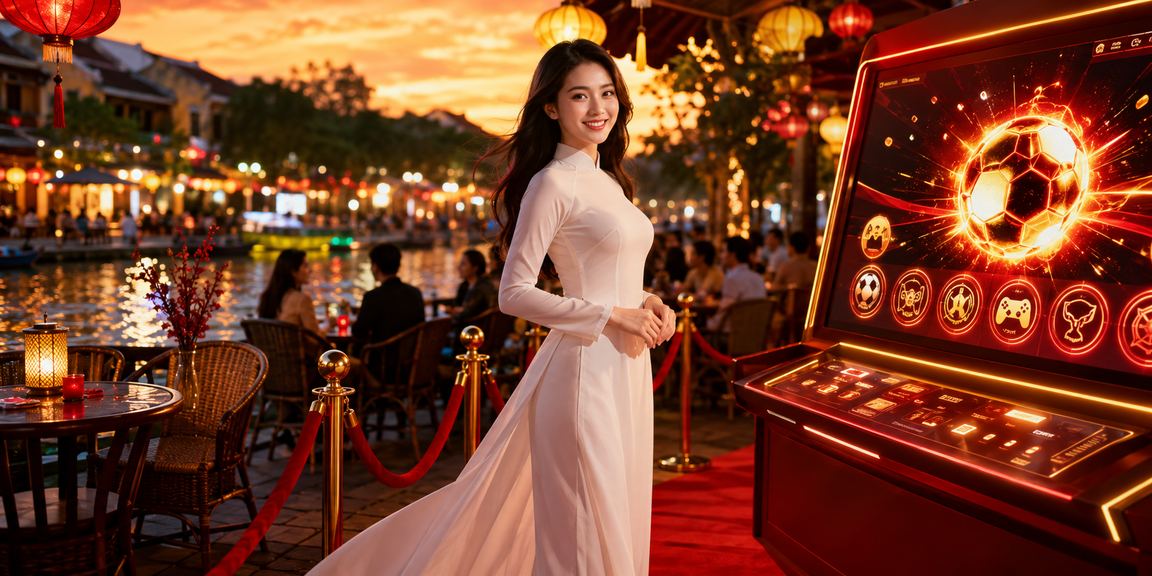 Người chơi sử dụng ứng dụng 9335 tại Hội An